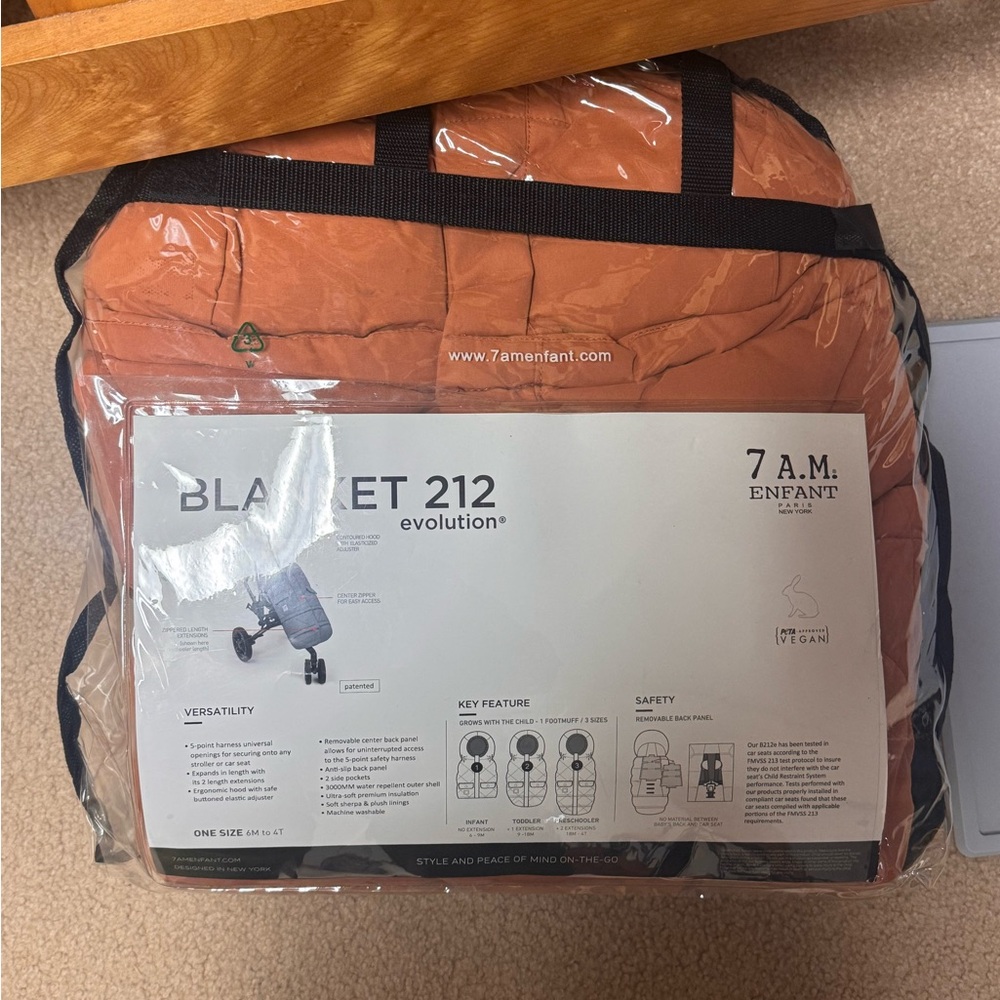 7 A.M. Enfant Stroller & Car Seat Cover Blanket